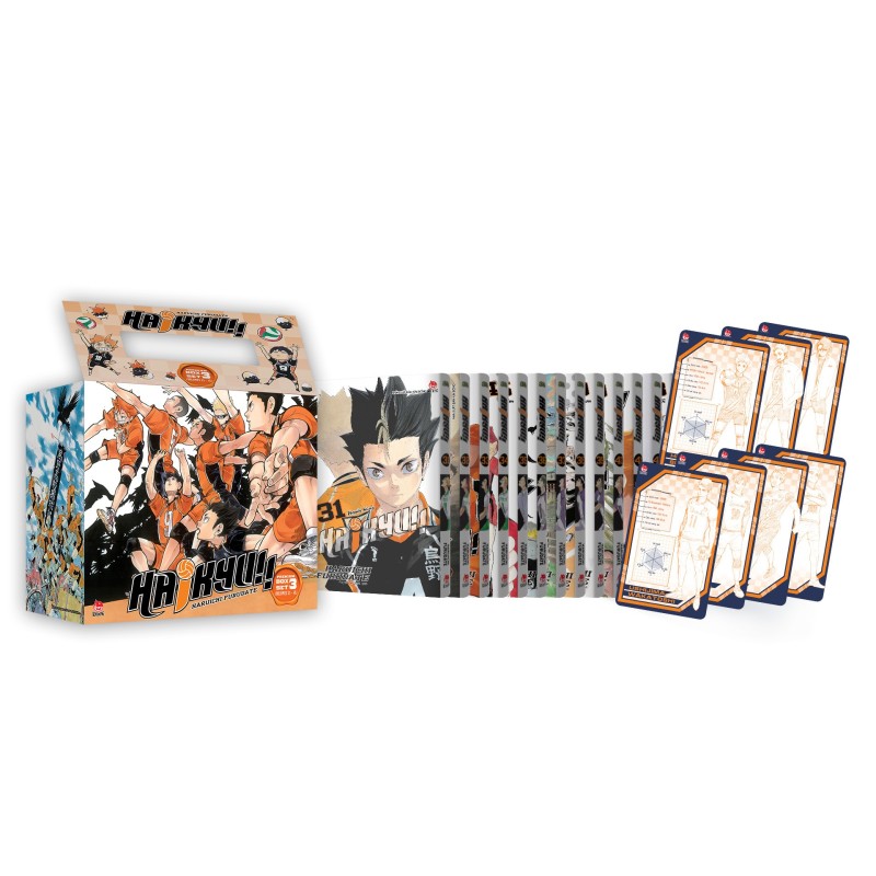 HAIKYU!! PREMIUM BOXSET 3 Tập - 31 - 45 (Bộ 15 Cuốn)