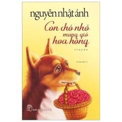 Con Chó Nhỏ Mang Giỏ Hoa Hồng