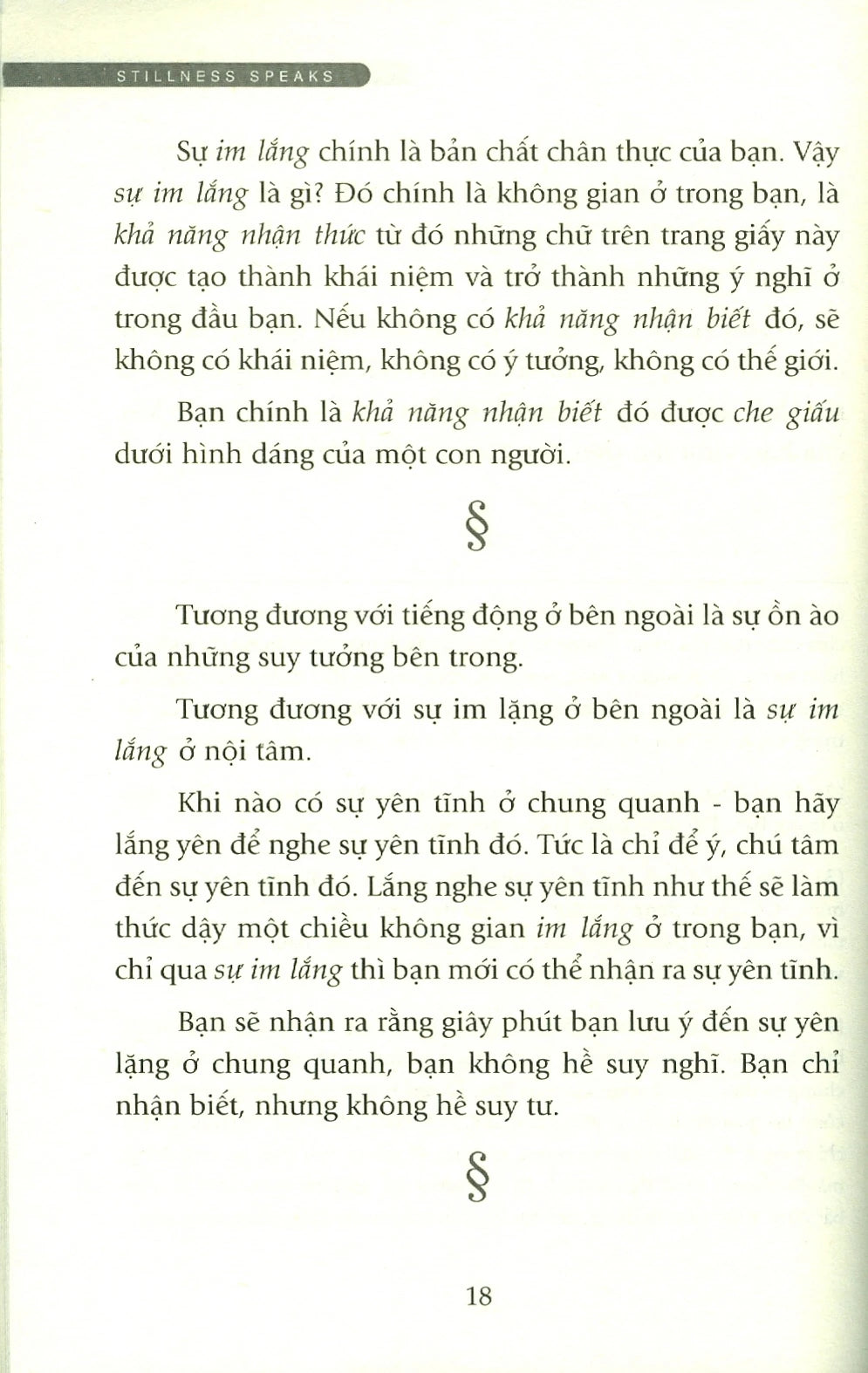 Sức Mạnh Của Tĩnh Lặng