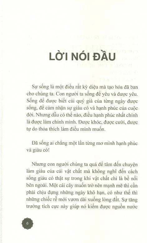 Dưỡng Tâm Giàu Có Dưỡng Thân Nghèo Khó