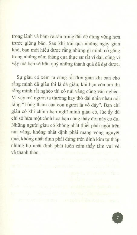 Dưỡng Tâm Giàu Có Dưỡng Thân Nghèo Khó