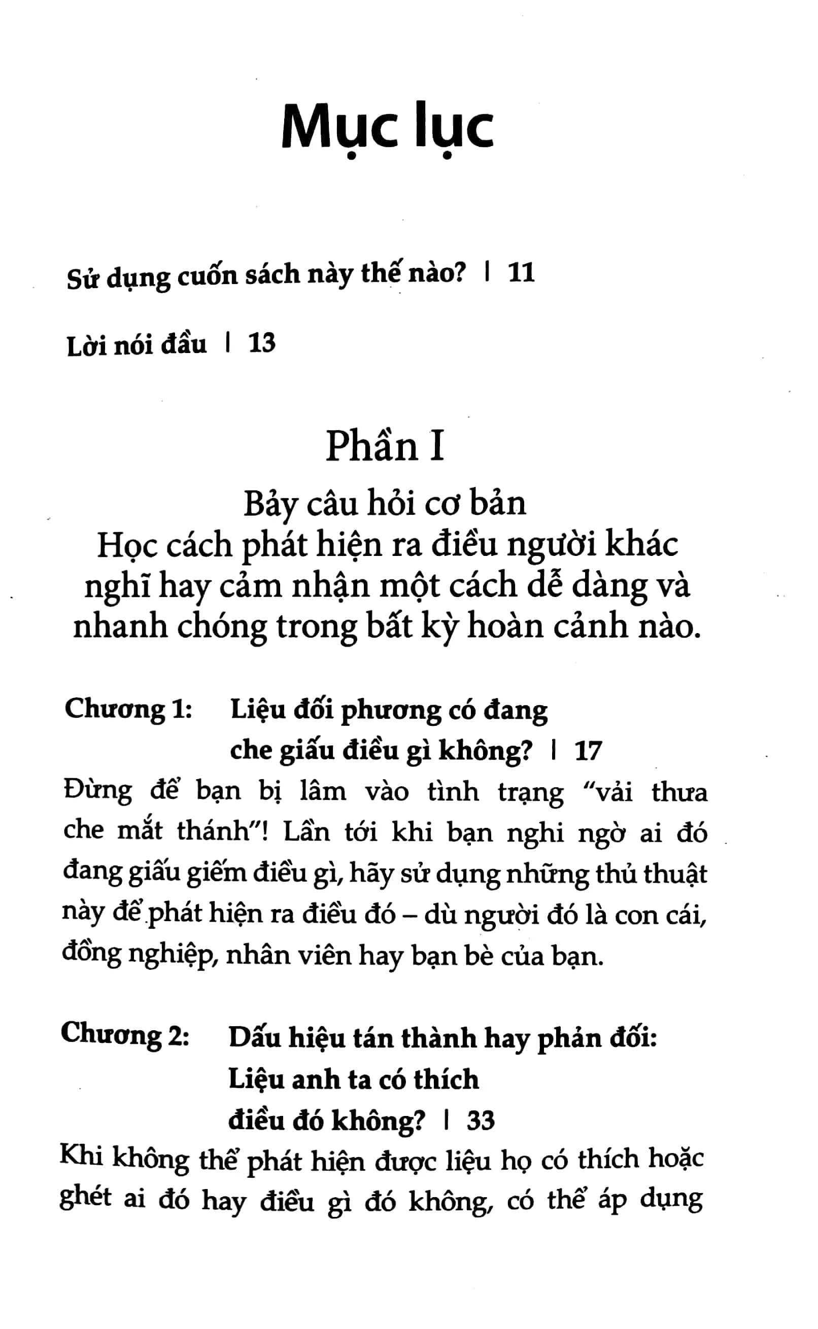 Đọc Vị Bất Kỳ Ai