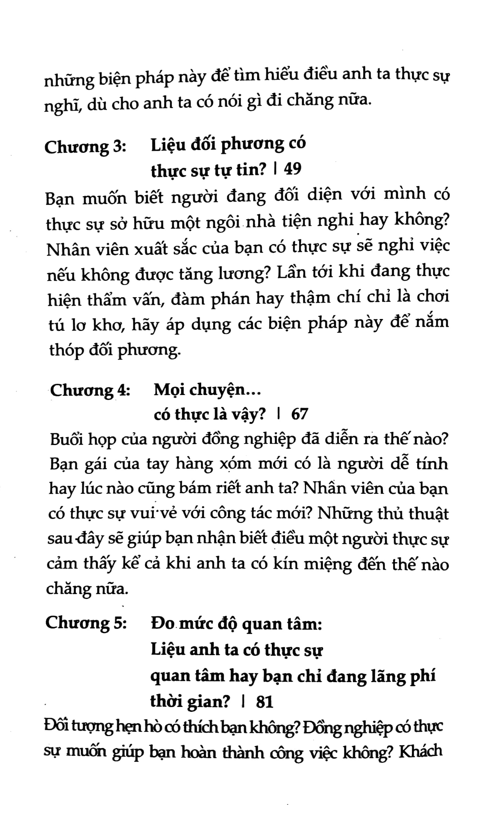 Đọc Vị Bất Kỳ Ai