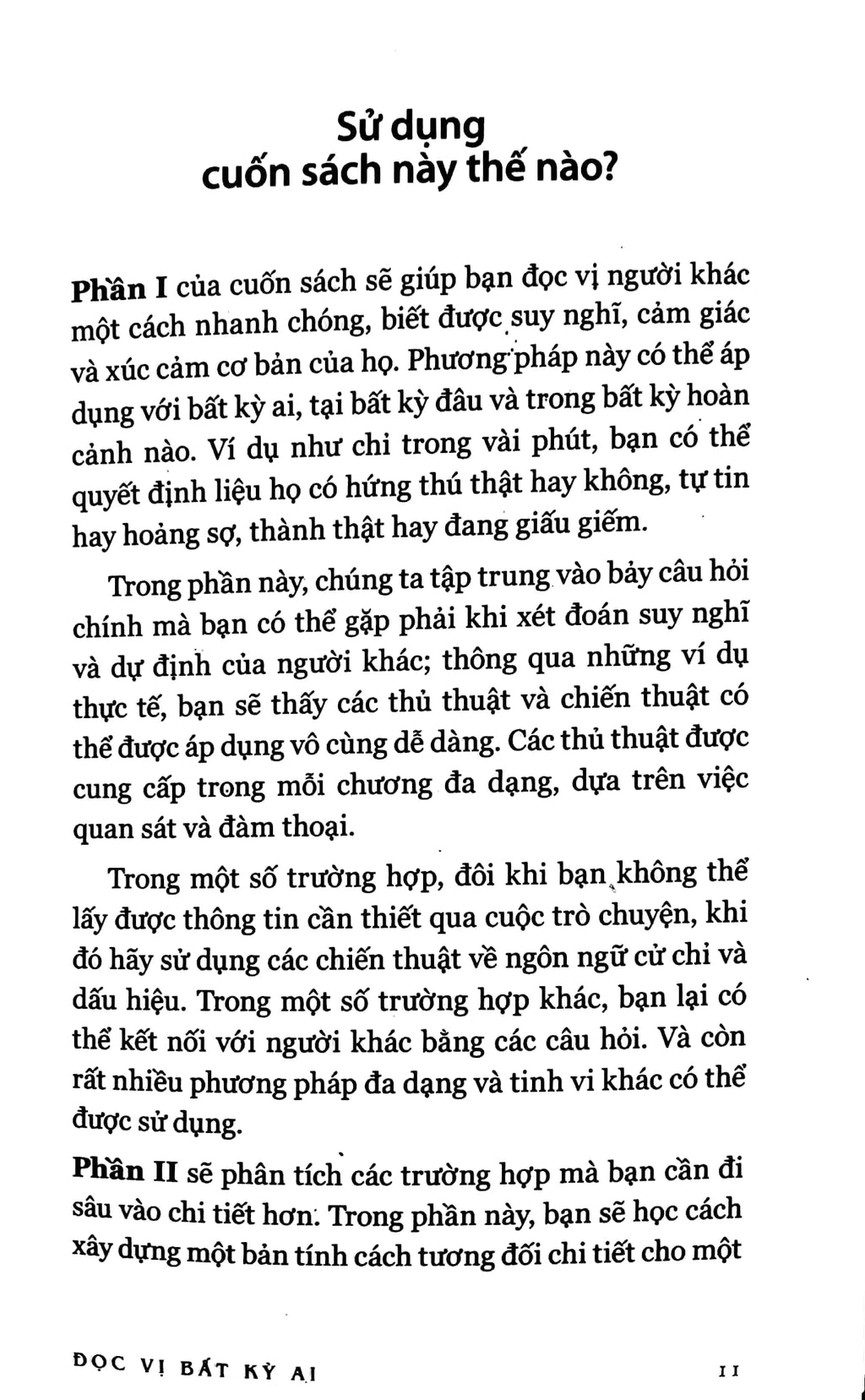 Đọc Vị Bất Kỳ Ai