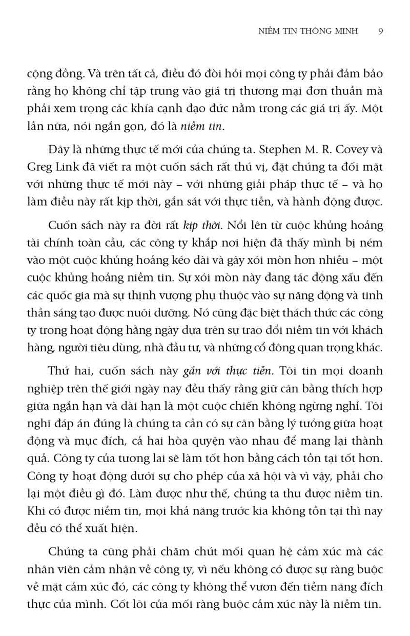 Niềm Tin Thông Minh (Bìa cứng)