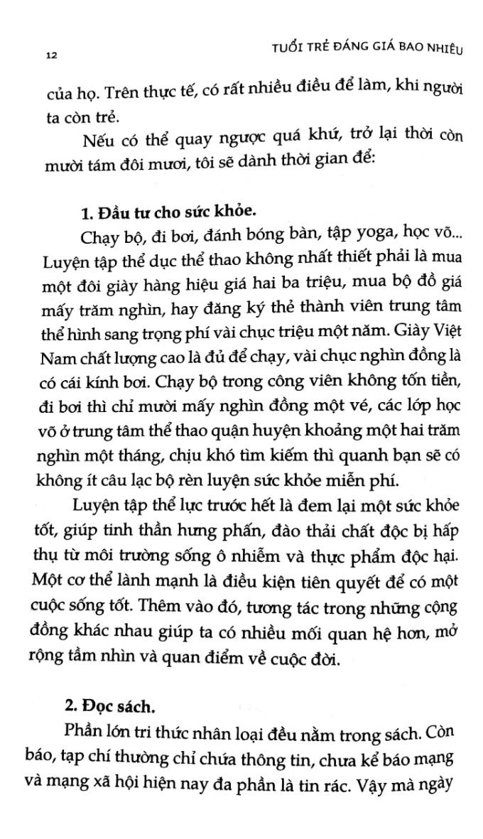 Tuổi Trẻ Đáng Giá Bao Nhiêu
