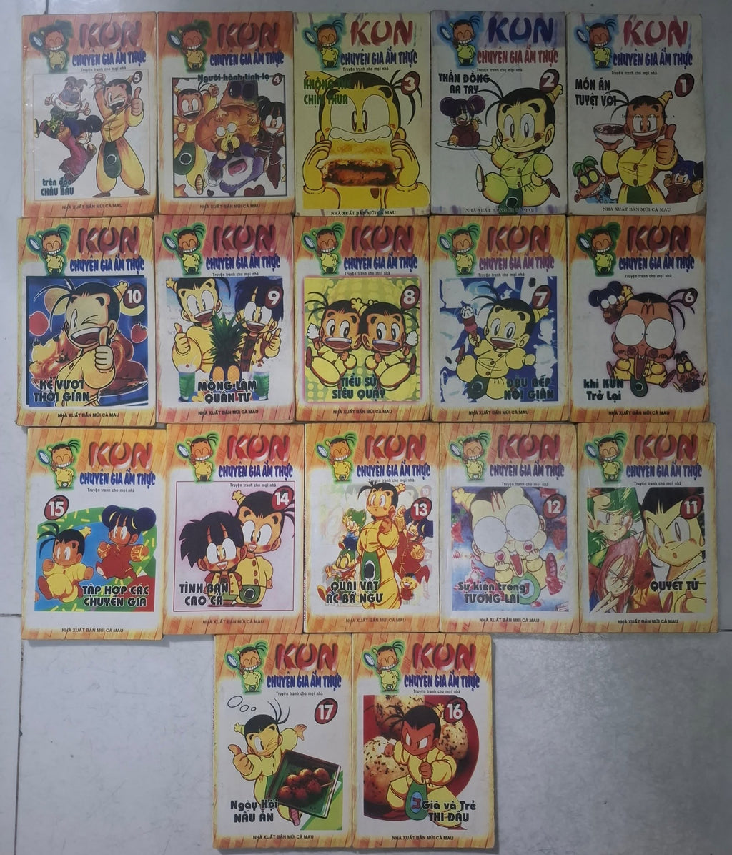 Kun Chuyên Gia Ẩm Thực (Trọn bộ 17 tập)