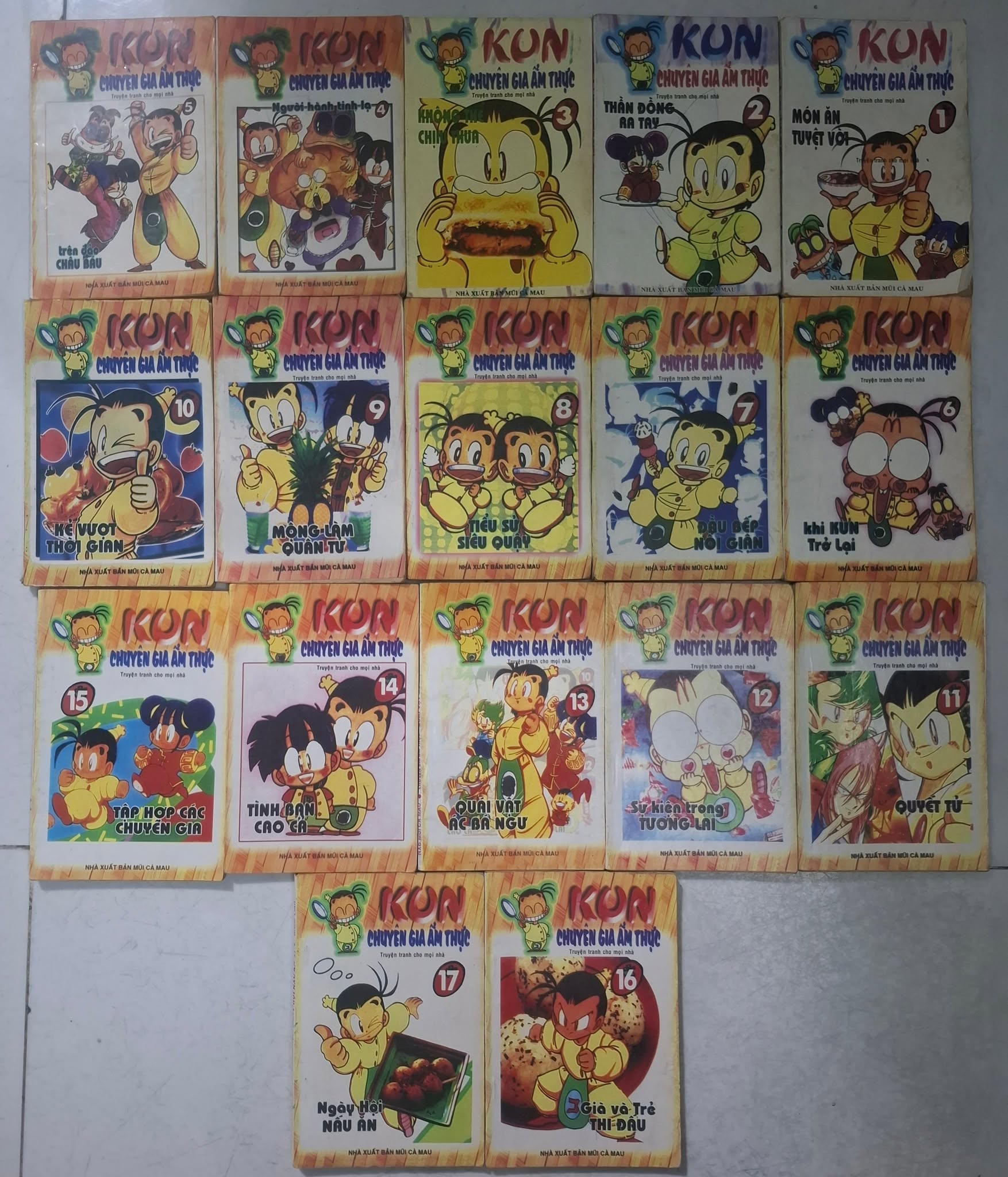 Kun Chuyên Gia Ẩm Thực (Trọn bộ 17 tập)