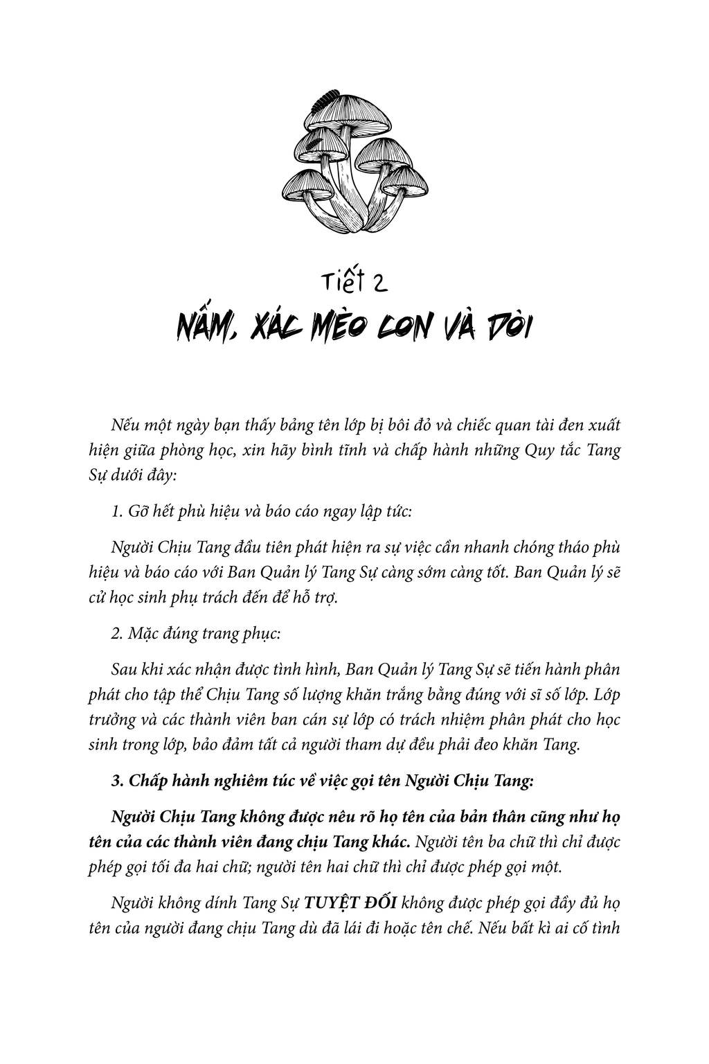 Lớp Có Tang Sự Không Cần Điểm Danh