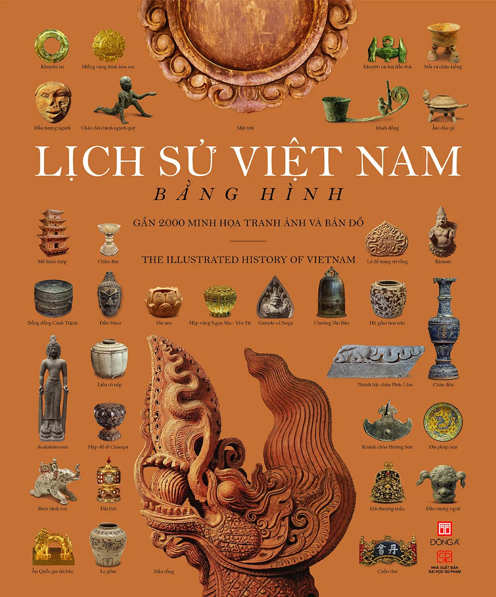 Lịch Sử Việt Nam Bằng Hình - Bìa Cứng - Tặng Kèm 1 Bookmark + 4 Postcard