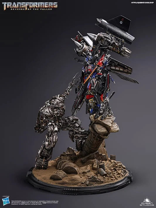 Queen Studio Jetpower Optimus Prime VS Megatron