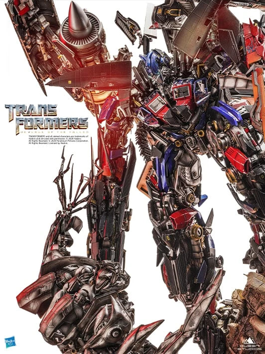 Queen Studio Jetpower Optimus Prime VS Megatron
