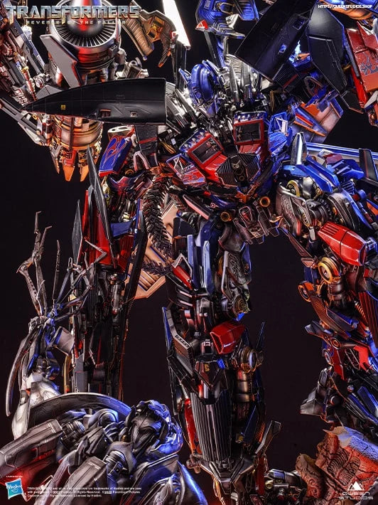 Queen Studio Jetpower Optimus Prime VS Megatron