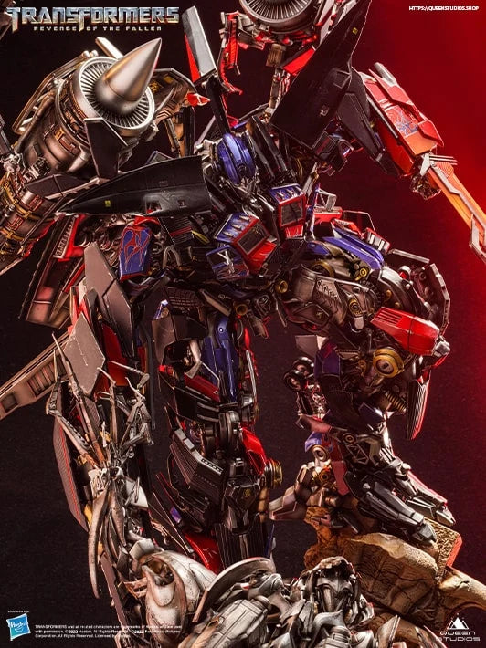 Queen Studio Jetpower Optimus Prime VS Megatron
