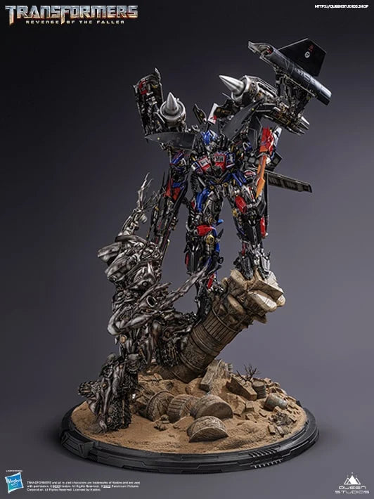 Queen Studio Jetpower Optimus Prime VS Megatron