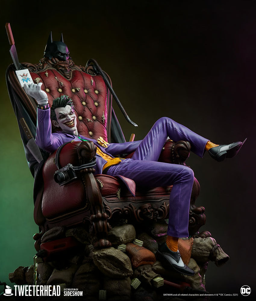 Sideshow The Joker On Throne (Deluxe) Maquette 1/4 scale