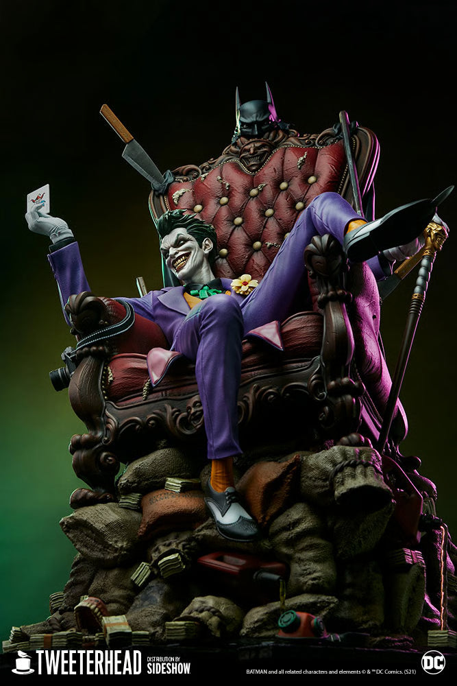 Sideshow The Joker On Throne (Deluxe) Maquette 1/4 scale