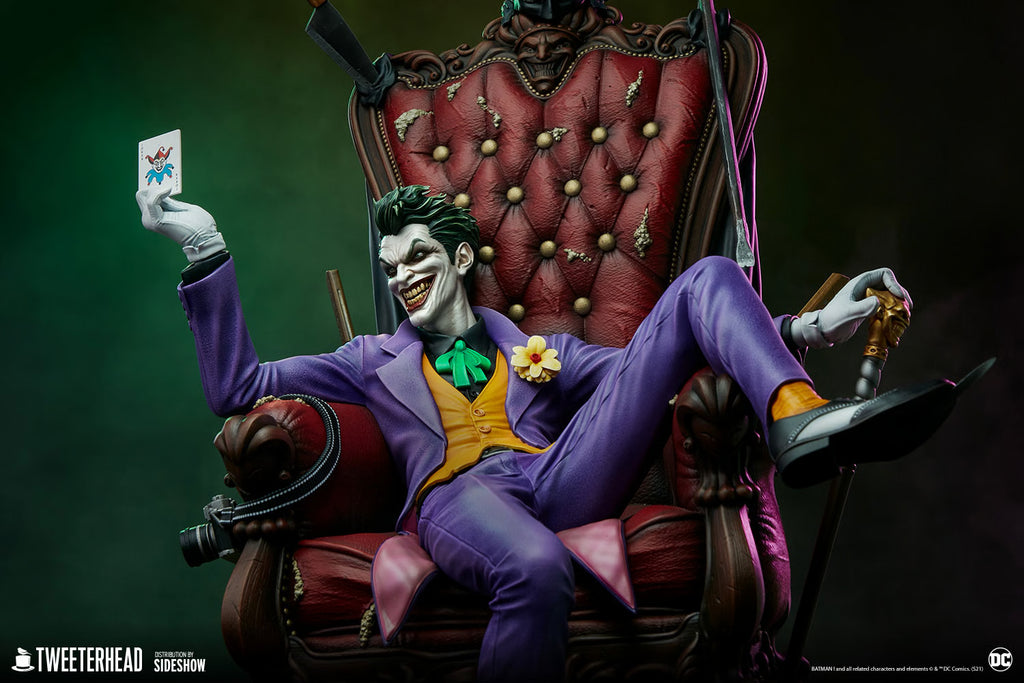Sideshow The Joker On Throne (Deluxe) Maquette 1/4 scale