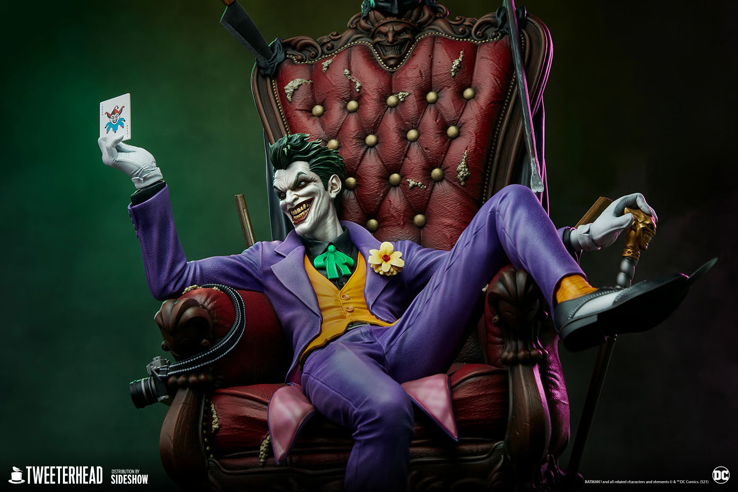 Sideshow The Joker On Throne (Deluxe) Maquette 1/4 scale