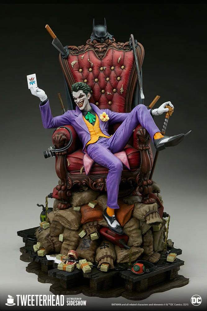 Sideshow The Joker On Throne (Deluxe) Maquette 1/4 scale