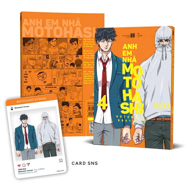 Anh Em Nhà Motohashi - Tập 4 - Tặng Kèm SNS Card